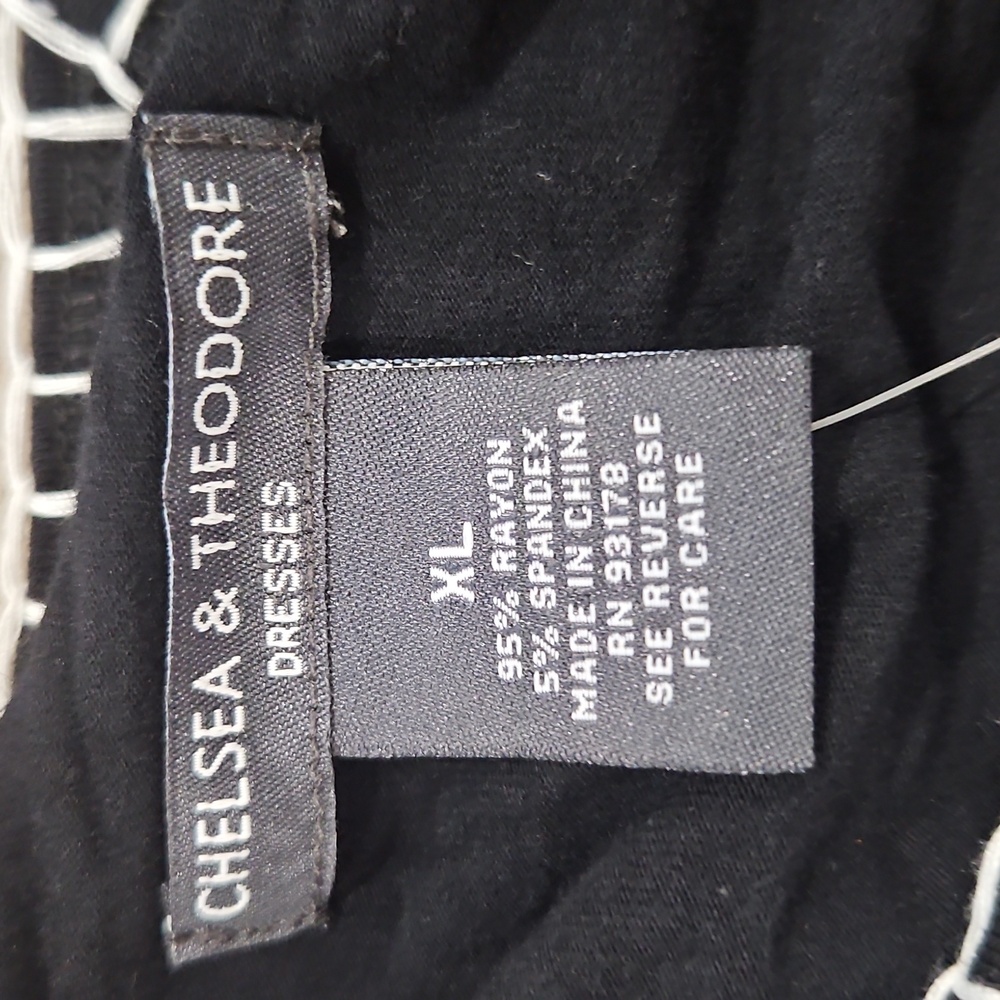 Chelsea & Theodore Blue Long Sleeve Scoop Neck Dress size XL - Picture 8 of 10